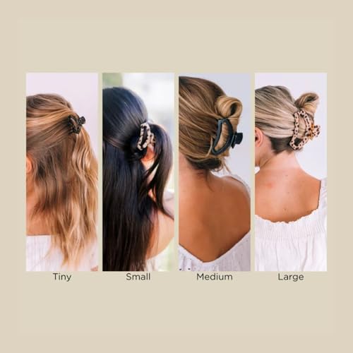 TELETIES Pinza pequeña abierta para cabello fino miniatura 7