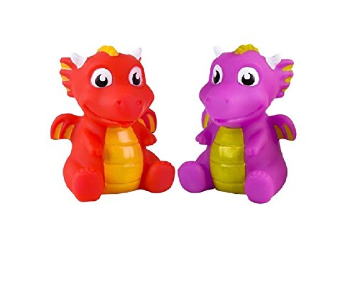 Novelty Treasures Dragon Squirts Set Of 12 Playful Bathtub And Birthday Party Goody Bag Toys #TOP2