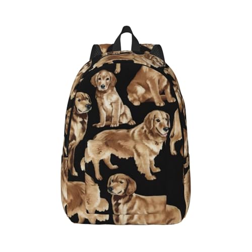 Sac à dos pour ordinateur portable EdWal avec motif chien grand compartiment femme