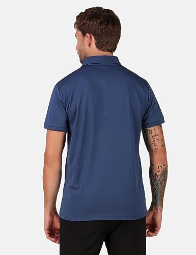 Image of John Ally Men's Gym Sports Polo T-Shirt: Stay Cool, Dry, and Comfy - Perfect for Workout and Casual Wear