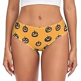 Oarencol Halloween Pumpkin Sexy Underwear for Women Print Girls Panties for Wome Ladies Bikini Lightweight Cheeky Hipster XXL