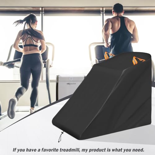 Image of XYZCTEM Treadmill Cover Waterproof Dustproof Running Machine Cover Exercise Workout Equipment Protective with Windproof Drawstring and Air Vents for Home Gym Indoor Outdoor