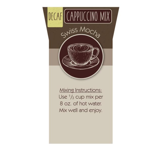 Kauffman Orchards Decaf Swiss Mocha Cappuccino Mix, 5 Pound Bag
