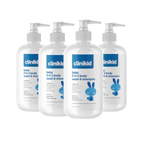 Image of Organic Baby 2-in-1 Body Wash & Shampoo, Deeply Cleanses the Skin and Hair, Soft and Smooth Hair, 8.45 Fl Oz (4)