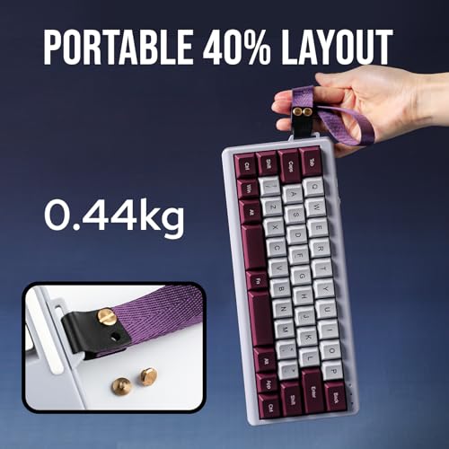 EPOMAKER TH40 コンパクトな40% QMK/VIA ワイヤレスゲーミングキーボード の商品画像 2