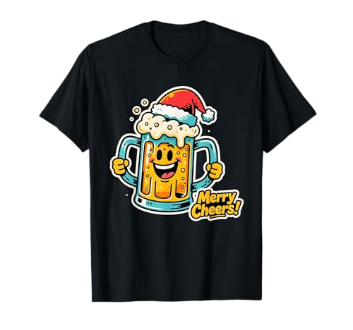 Nikolaus christmas santa merry cheers bier alkohol t-shirt
