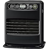 CORONA(コロナ) 石油ファンヒーター 小型 【日本生産】 (木造9畳 / コンクリート12畳 まで) セーブモード搭載 省エネ ニオイ低減機能 ワンタッチ給油 ブラック FH-G32YA4(K)