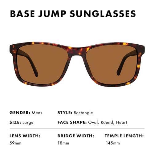 Image of Prive Revaux Base Jump Sunglasses - Handcrafted, Scratch & Impact Resistant Lenses with 100% UV Protection - For Men