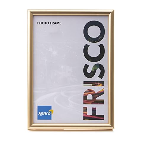 Kenro Frisco Series Gold Photo Frame 8x10” / 20x25cm Freestanding or Wall Hanging with Glass Front - FR2025G Cover