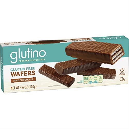 Glutino Gluten Free Wafers, Luxuriously Delicious, Chocolate Flavor, 4.6 Oz #TOP2