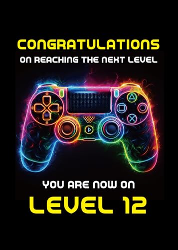 Gooji 5x7 Gamer Birthday Card For Boys
