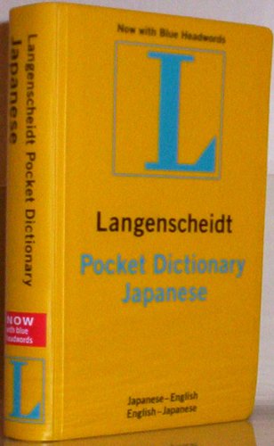 Langenscheidt's Pocket Dictionary Japanese/English English/Japanese