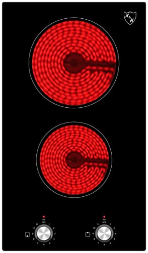 K&H 2 Burner Double Dual 24 Inch Induction ULTRA SLIM Electric Stove Top Ceramic Cooktop White 120V 1800W IN-DD18-120S product thumbnail 19