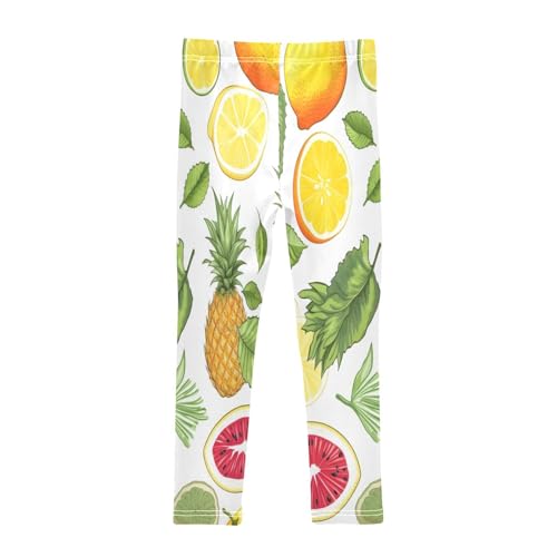 Bolaz Toddler Girls Leggings Printed Yoga Pants Leggings Pear Pineapple Fruit for Kids2