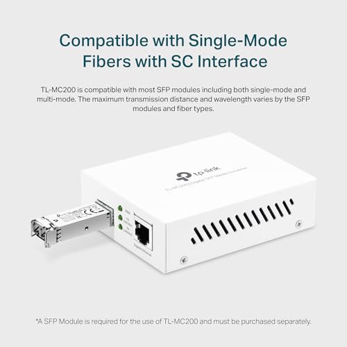TP-Link Gigabit SFP to RJ45 Media Converter(TL-MC200) - image 6