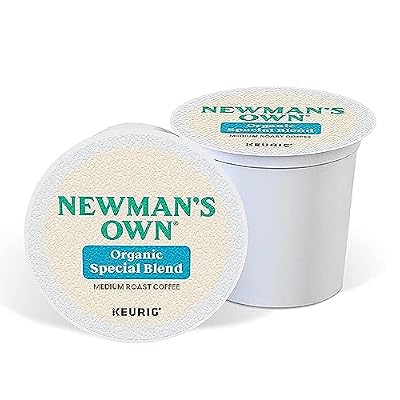 Newman's Own Organics, Special Blend, Single-Serve Keurig K-Cup Pods, Medium Roast, 120 Count (5 Boxes of 24 Pods)