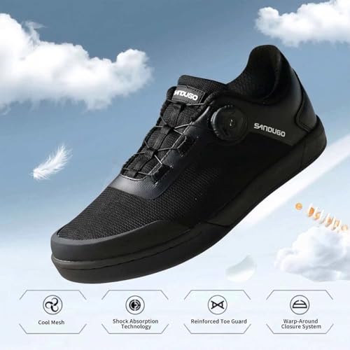 Image of MTB Mountain Bike Shoes for XC /Enduro /DH Cycling, Speed Lace Dial System Stability(Flat Pedal /Clipless Version)