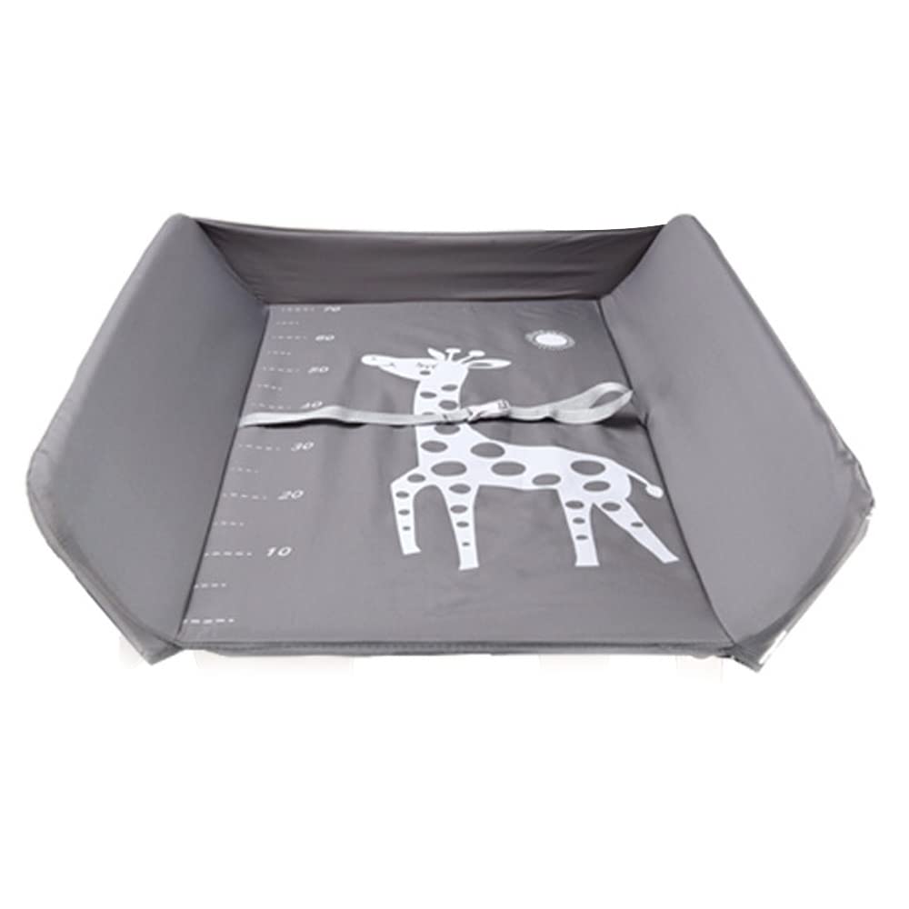 Babycombi, mobiele bad-luiertafel, opvouwbaar, inklapbare commode mobiele commode met aankleedkussen, smal, veiligheidsgordel en opbergvakken (donkergrijs Babycombi, mobiele bad-luiertafel, opvouwbaar, inklapbare commode mobiele commode met aankleedkussen, smal, veiligheidsgordel en opbergvakken (donkergrijs