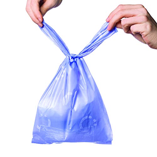 Ubbi Sacos de fraldas descartáveis, perfumados de lavanda, abas fáceis de amarrar, descarte de frald