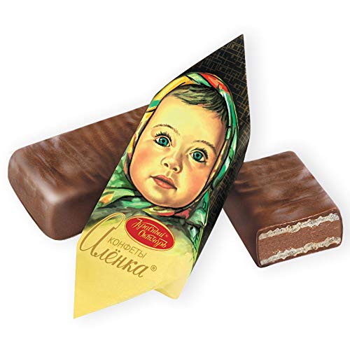 Chocolate Candies Alenka, Russian Classic Gift Box by Red October 454 g | 1 lb