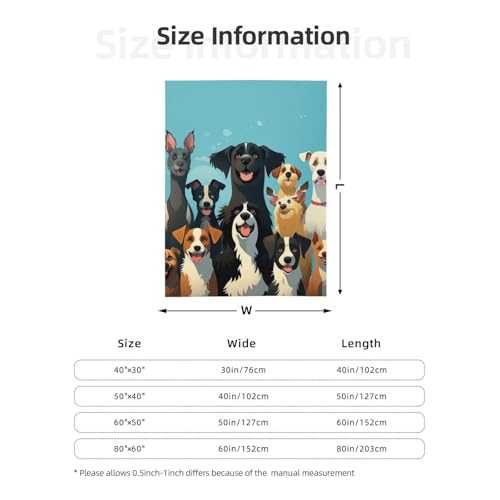 Couverture en flanelle de qualité supérieure motif chiens - 3