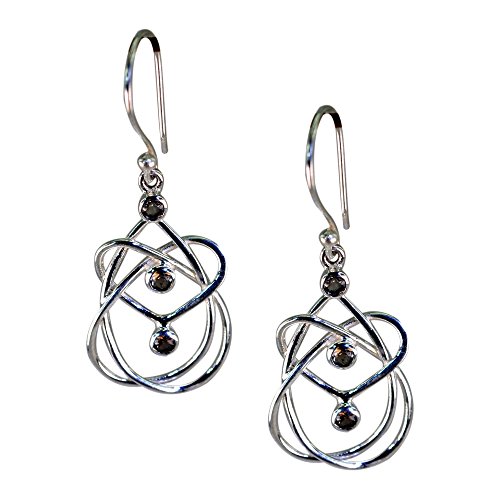 Pendientes de cuarzo ahumado el regalo de joyería artesanal perfecto para mujer