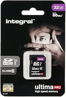 Integral INSDH16G10-80U1 UltimaPro 16 GB SDHC Class 10 Memory Card