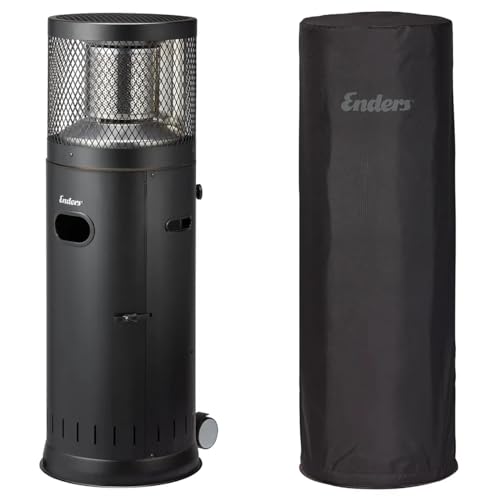 Enders Terassenheizer Polo Black 2.0 Heizstrahler inkl. Abdeckhaube