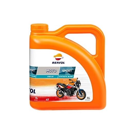 Repsol RP180N54 Moto Sport 4T 10W-40 Aceite de Motor, Multicolor, 4 L