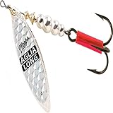 Mepps Aglia Long Plain Treble Fishing Lure, 1/2-Ounce, Rainbow Scale