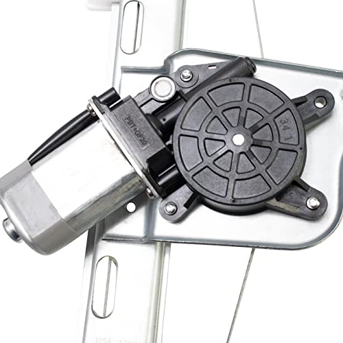 Image of TRQ Rear Left Power Window Regulator & Motor Assembly Drivers Side Compatible with 2005-2008 Chevrolet Malibu