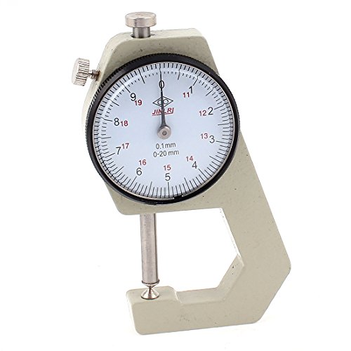 Aexit 0 to Reference Gauges 20mm Dial Indicator Pocket Thickness Gauge Scale Meter Feeler Gauges Measure Tool