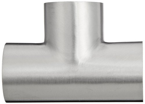 Dixon B7WWW-G100P Stainless Steel 304 Polished Fitting, Weld Short Tee, 1" Tube OD - Thumbnail 2