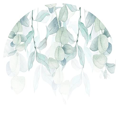 murando Rotonda Carta da parati Motivo Glamour - 140x140 cm Fotomurali in TNT Murale alla moda Decorazione da Muro XXL Poster Gigante Design Carta - fiori piante natura cespugli b-C-0594-bg-a