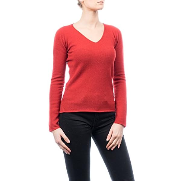 Dalle Piane Cashmere - V-hals 100% kasjmier - Made in Italy - Dames