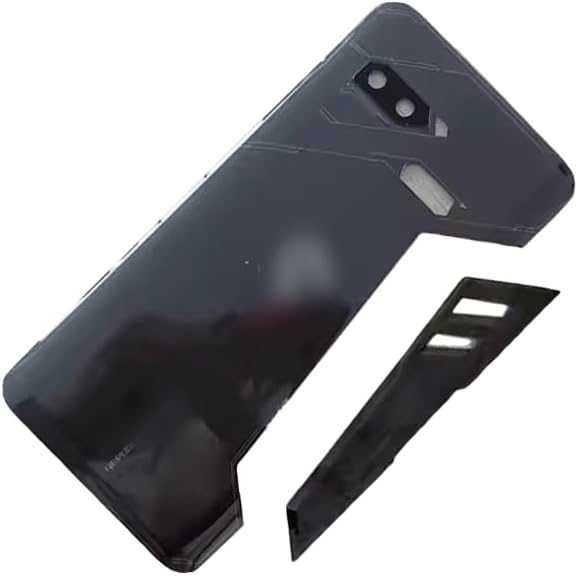 YOOOKOOO Compatible Rear Back Cover for Asus ROG Phone 1 ZS600KL – Battery Door Housing Replacement Part (White with Lens Big)