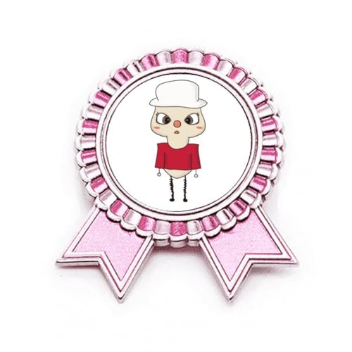 Badge Pologne broche rose winner award pour célébrations culturelles et congrès