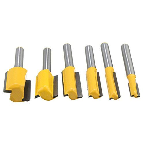 EsportsMJJ Scharnier-Einsteck-Fräser 1/4 Zoll – Für Holz, MDF, Sperrholz, 3/4" Schnittdurchmesser