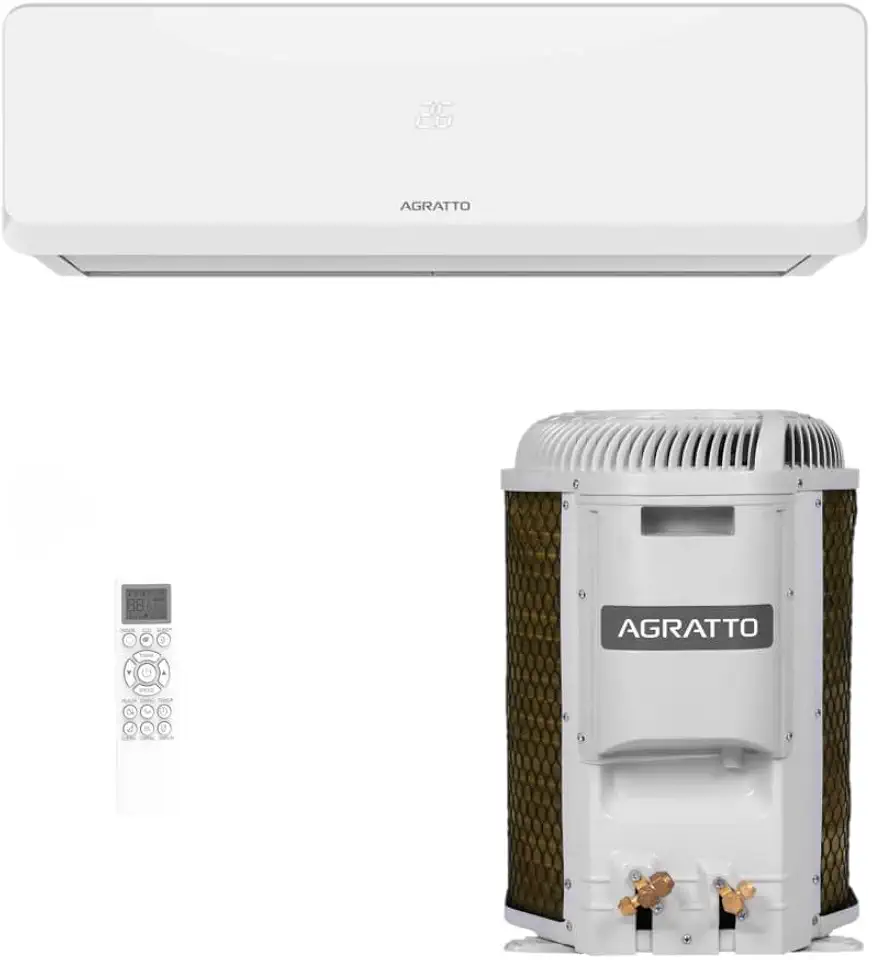 Ar-Condicionado Split HW Agratto Fit Top 9.000 BTUs R-32 Só Frio 220V