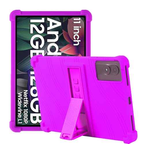 Funda para DOOGEE U11抗震 con soporte anticaídas para tableta de 11 pulgadas morada