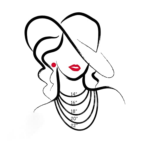 Haxiya Gold Layered Necklace For Women 14K Gold Plated Emerald Pendant Necklaces For Teen Girls Dianmond Necklace Set, Jewelry Gifts #TOP4