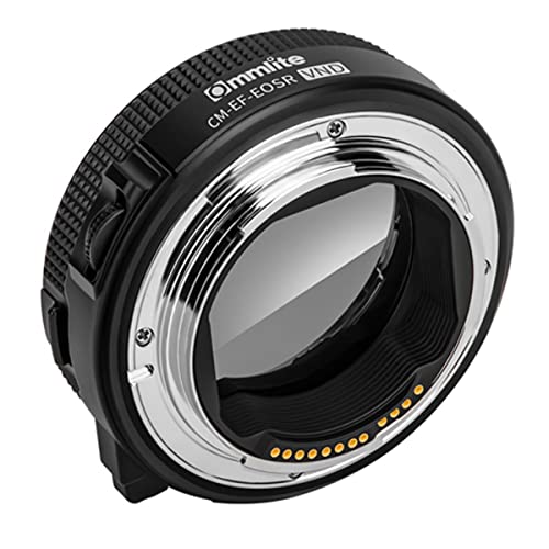 Commlite Canon Ef/Ef-S Lens To Eos Rf Camera Autofocus Adapter With Variable Nd Filter #TOP1