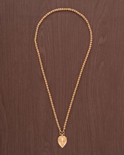 Image of Radha's Creations Women's 1 Gram Gold Plated Copper Mangalsutra with Chain 24 inch and Vati Tanmaniya