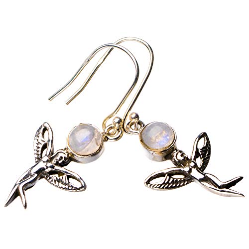 Boucles d'oreilles pierre de lune naturelle pour un style boho chic