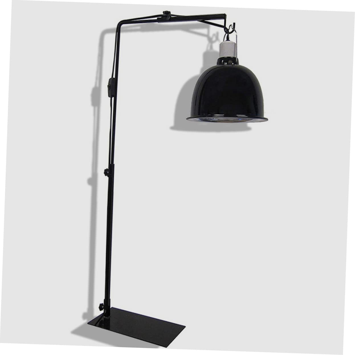 Toddmomy Supporto per Lampada Professionale Regolabile in Metallo per Terrari e Acquari, Base Compatta Resistente per Lampade Riscaldanti Rettili e Animali Domestici, Pratico per Uso Quotidiano