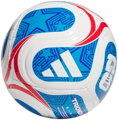 adidas Unisex-Adult World Cup Club Usa, White/Team Royal Blue/Solar Blue/Vivid Red, 4 — view 3