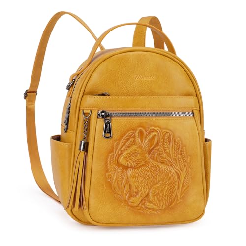 Image of Mini Backpack Purse for Women,Vegan Leather Small Backpack for Daily | Embossed Lightweight Water-Resistance Travel Mini Fashion Daypack Bag,Ladies Casual Backpack Purse Gift Choice for Women