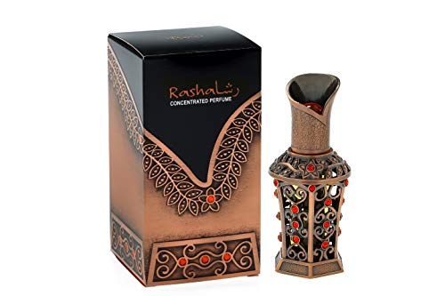 RASASI Rasha Concentrated Perfume Oil 12 ML (0.40 oz) | Rich and pleasing notes of tropical fruits | Elegant bottle.