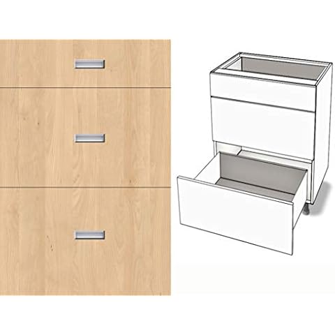 Premium-Ambiente ELE297 Unterschrank 3-Schubladen Softclosing eingelassener Griff EURODEKOR® thumbnail