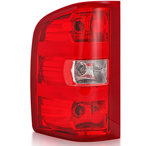 Image of Tail Light Assembly Compatible with 2007-2013 Chevy Silverado 1500 2500HD 3500HD Pickup Truck Taillights Factory Style Rear Brake Lamps OE Replacement, Driver Side